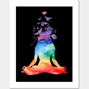 Image: Watercolor, Meditation, Yoga Posters and Art